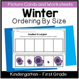 Winter Math Center and Worksheets | Compare and Order By Size