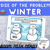 Winter Size of the Problem - BOOM CARDS DIGITAL