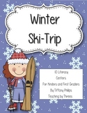 Winter Ski-Trip 10 Literacy Centers for Kindergarten and F