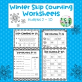 Winter Skip Counting Worksheets