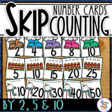 Skip Counting by 2, 5 and 10 - WINTER number cards to 120 & 200