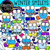 Winter Smileys {Winter Clipart}