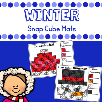 Preview of Winter Snap Cube Build It Cards