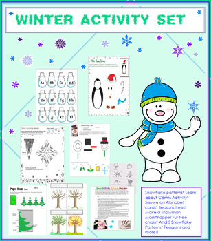 Preview of Winter Snow Activities For Early Learners