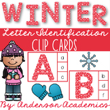 Winter Snow Alphabet Match Clip Cards