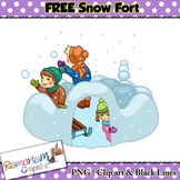 Winter Snow Fun Clip art FREE
