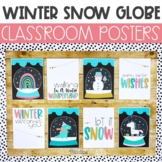 Winter Snow Globe Classroom Posters