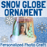 Winter Snow Globe Holiday Christmas Ornament Personalized 