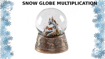 Preview of Winter Snow Globe Multiplication!