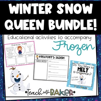 Preview of Winter Snow Queen Bundle