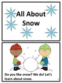 Winter Snow Reader - All About Snow""