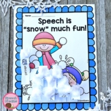 Winter Speech Therapy Craft | Articulation Language Activi