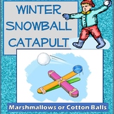 Winter Snowball Catapult Engineering Science Experiment Ch