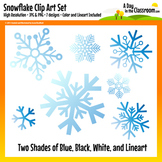 Winter Snowflake Clip Art Graphics