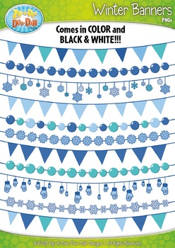 winter banner clipart