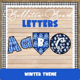 Winter Snowflakes Bulletin Board Lettering