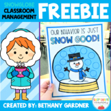 Winter Snowglobe Classroom Management Student Incentive FREEBIE!