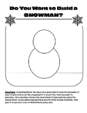 Winter Snowman Activity -Add/Subtract Decimals (Real Word/