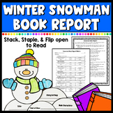 Winter Snowman Book Report | Book Report Template