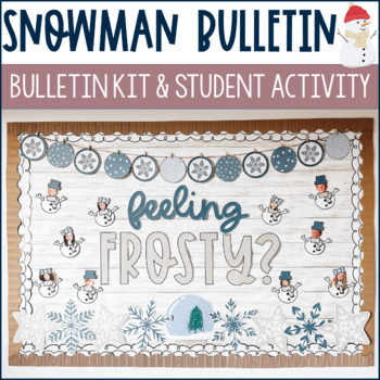 Preview of Snowmen Winter Bulletin Board | Winter Bulletin Board | Bulletin Board Ideas