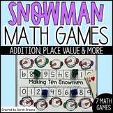 Winter Snowman Math Games