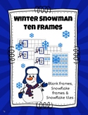 Winter Snowman Ten Frames