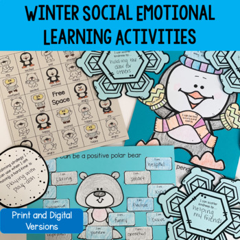 Preview of Winter Social Emotional Learning Activities
