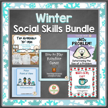 Winter Social Skills Bundle by SmartmouthSLP | Teachers Pay Teachers