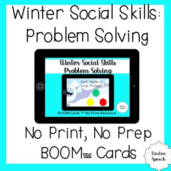 Winter Social Skills: Problem Solving by Linden Speech | TPT