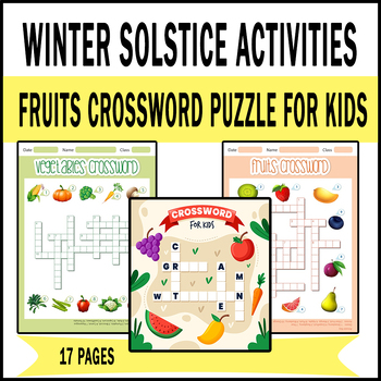 Preview of crossword puzzle: Fruits Crossword Puzzle For Kids