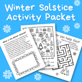 Winter Solstice Activities and Printables Packet | Winter Holiday