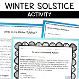 Winter Solstice Activity Worksheets for the First Day of Winter