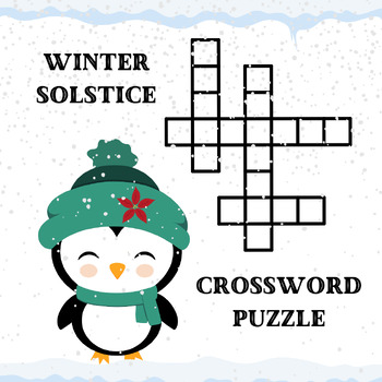 Preview of Winter Solstice Crossword Puzzle