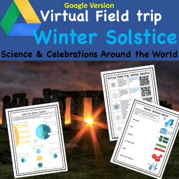 Preview of Winter Solstice Virtual Field Trip Science and Solstice Holidays for Google 