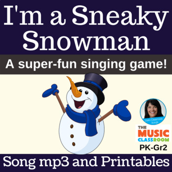 Download Winter Song & Game | Snowman Activity | PreK-Gr2 | mp3 and Printable PDF