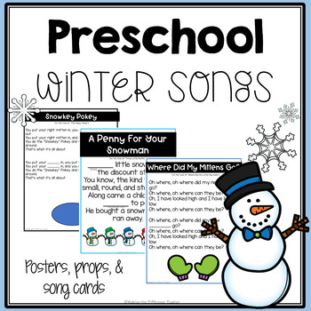 Preview of Winter Songs for Preschool