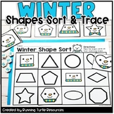 Winter Sorting Shapes Kindergarten Math 