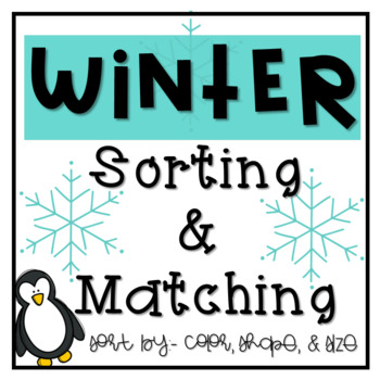 Preview of Winter Sorting- Snowflakes