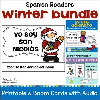 Preview of Winter Spanish Bundle | San Nicolás Navidad Reyes Magos & Invierno | español