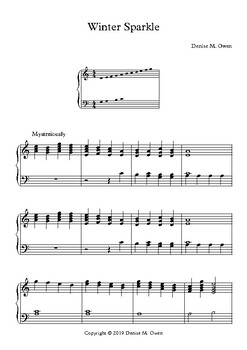 Preview of Winter Sparkle (for two octaves of handbells G-g)