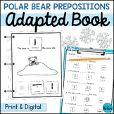 Winter Prepositions Adaptive Book for Special Education | 