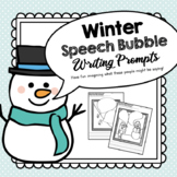Winter Speech Bubble Writing Prompts For New Writers