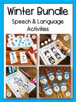 Preview of Winter Speech & Language Activities Bundle