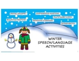 Winter Speech/Language Activity Pack