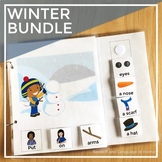 Winter Speech Therapy AAC Core Vocabulary Words Interactiv