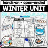 Winter Speech Therapy Activities: Open-Ended