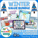 Winter Speech Therapy Activities Value Bundle