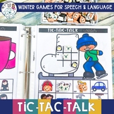 Winter Speech Therapy Games - Tic-Tac-Talk!