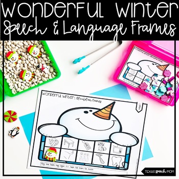 Preview of Winter Speech Therapy: No Prep Articulation and Language