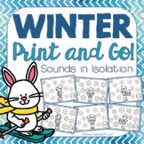 Winter Speech Therapy Print and Go Articulation -150 pg SO